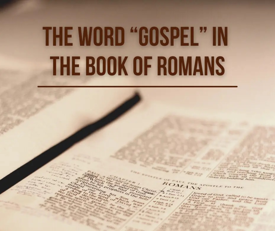 The gospel in&nbsp;Romans